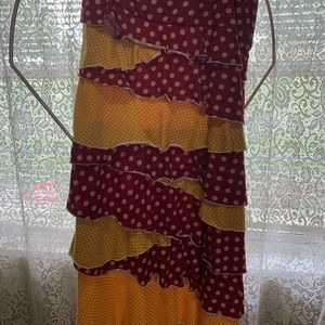 Sharon Tang modest skirt ruffled Large